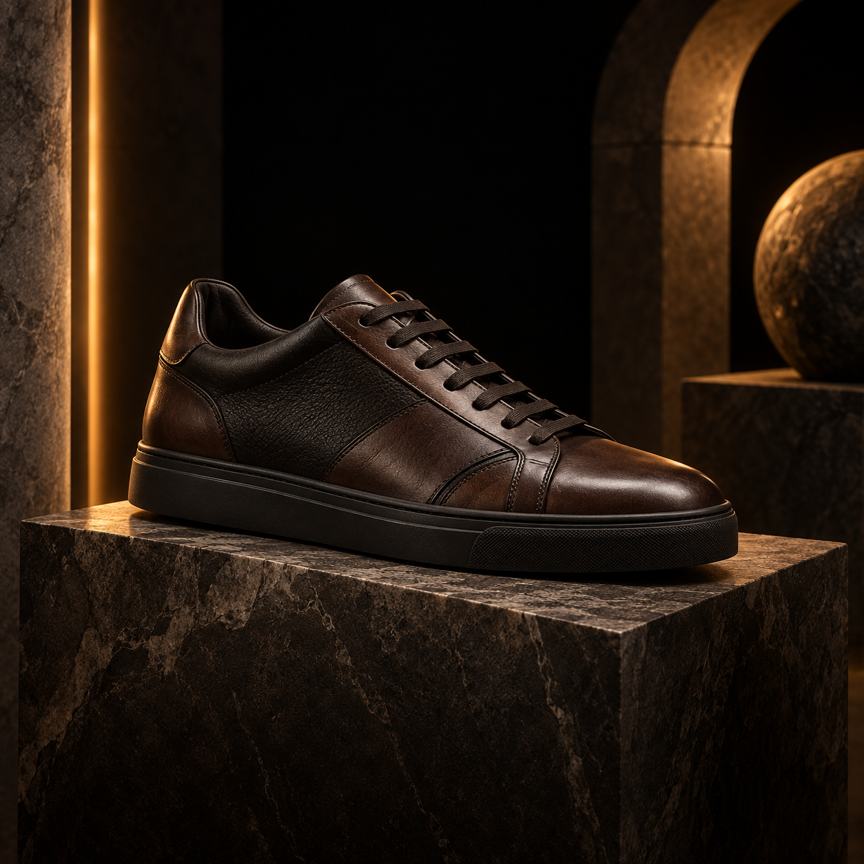 Midnight Leather Sneaker